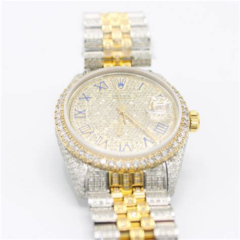 bust down rolex 36mm|iced out rolex for sale.